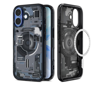 Etui do telefonów Spigen Ultra Hybrid Mag Magsafe do Iphone 17 Zero One Black